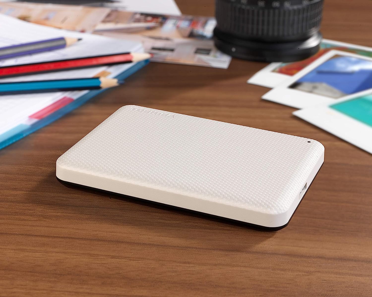 Disco Rígido Portátil Toshiba Canvio Advance 2 TB Bege Claro - Imagem 2