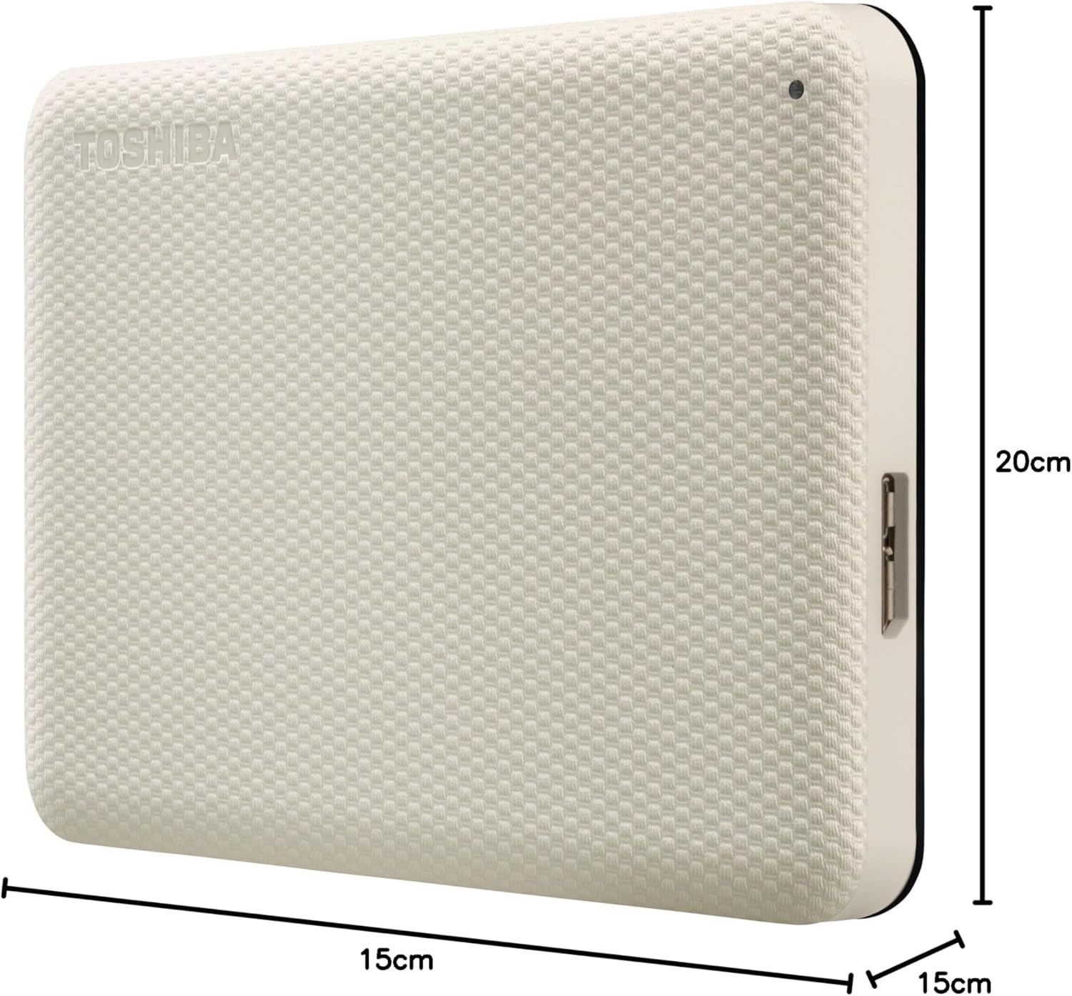 Disco Rígido Portátil Toshiba Canvio Advance 2 TB Bege Claro - Imagem 7