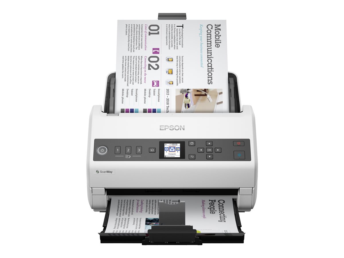 Scanner Epson WorkForce DS-730N A4 Duplex ADF 100 Folhas LAN - Imagem 2