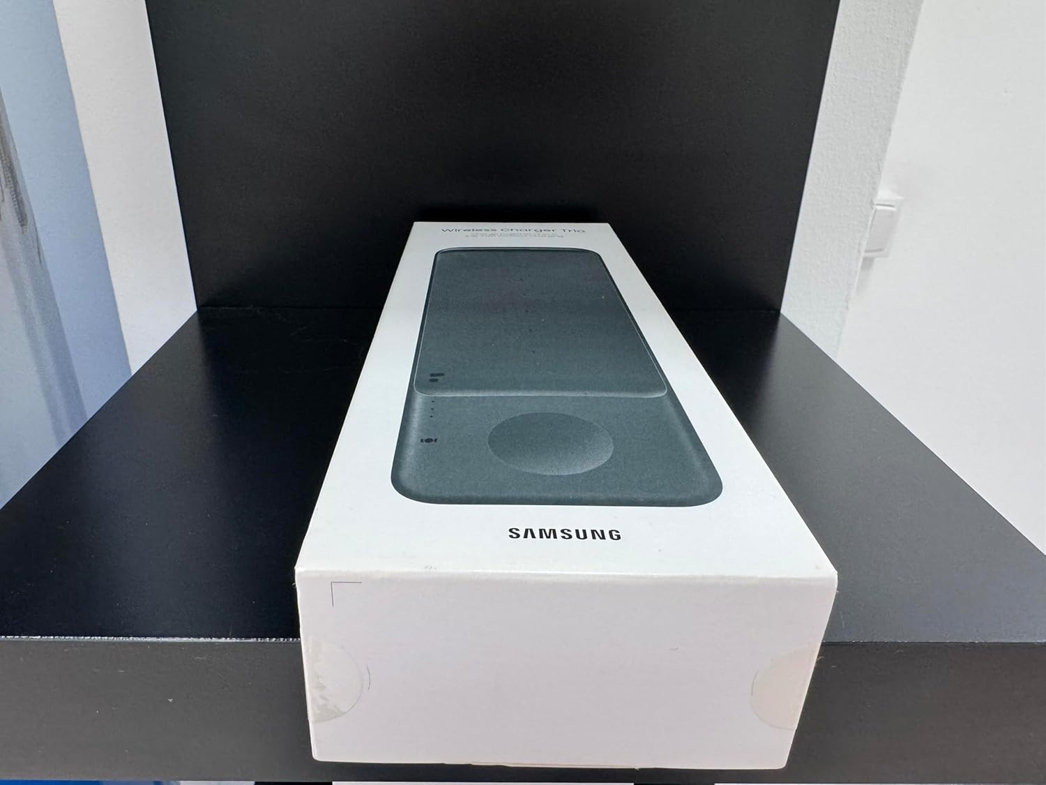 Carregador Sem Fios Samsung Trio EP-P6300 Fast Charge Preto - Imagem 2