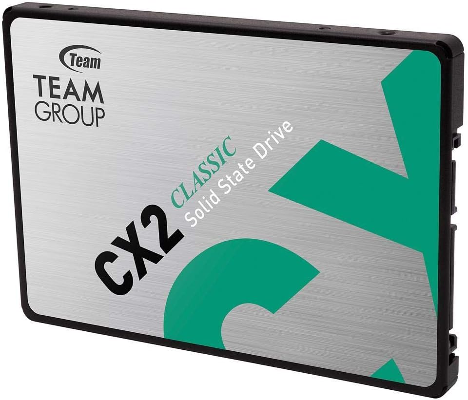 SSD TEAM GROUP CX2 512GB Interna 2.5" SATA 6Gb/s Verde - Imagem 1