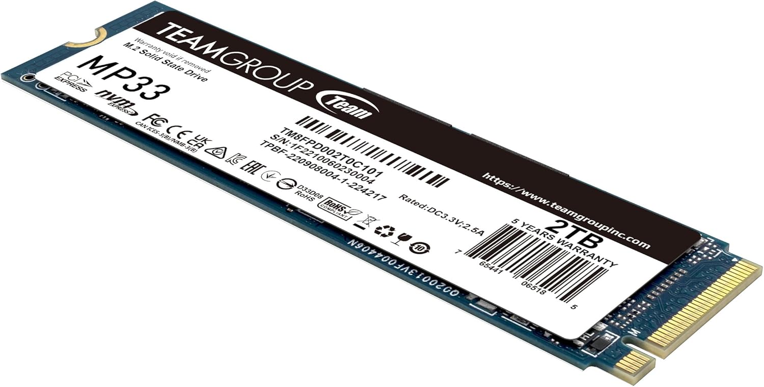 SSD M.2 Team Group MP33 Pro 2 TB NVMe - Imagem 2