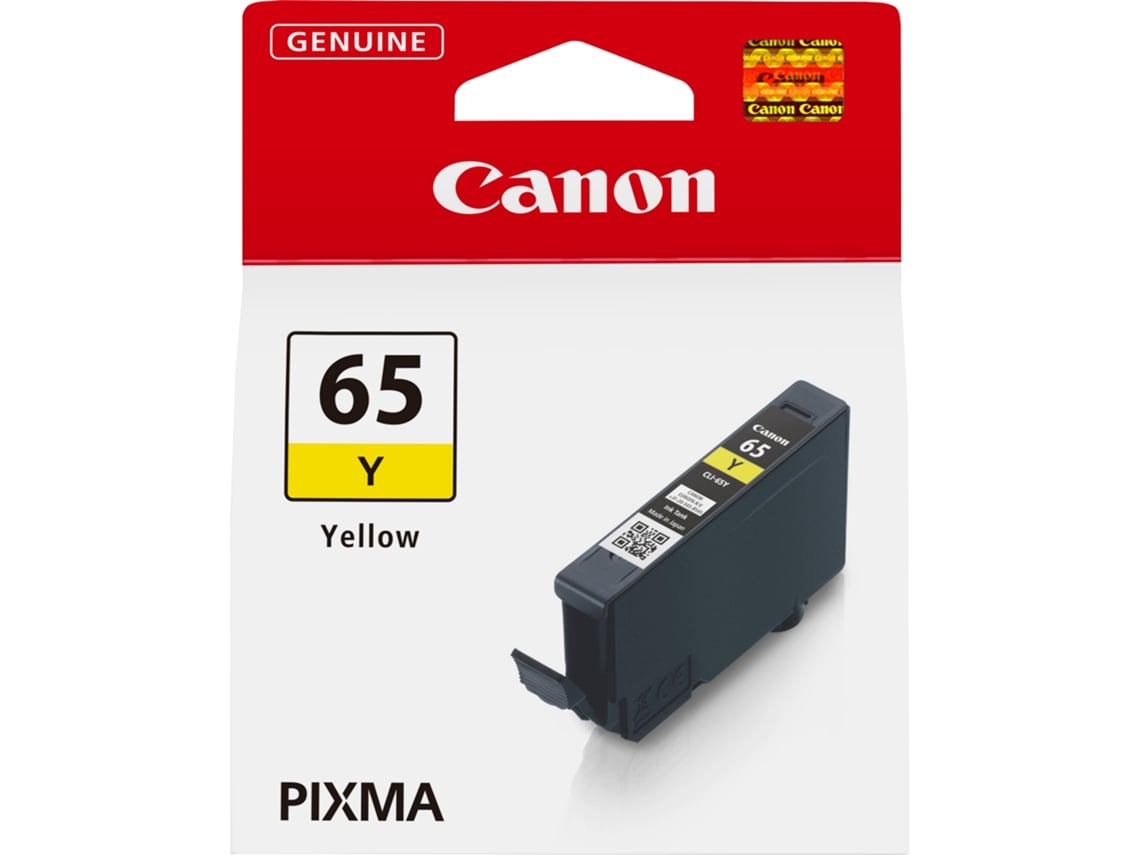 Tinteiro Canon CLI-65 Y Amarelo Original - Imagem 3