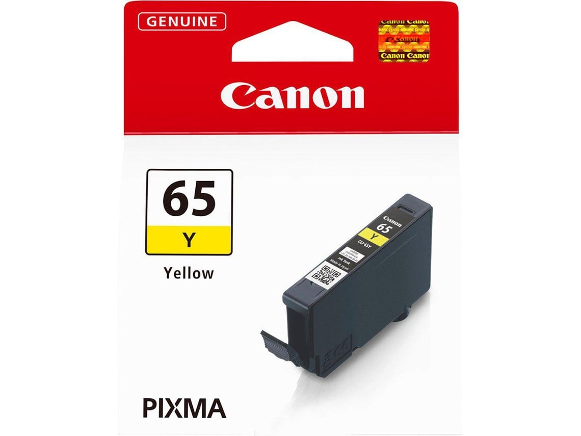 Tinteiro Canon CLI-65 Y Amarelo Original - Imagem 4