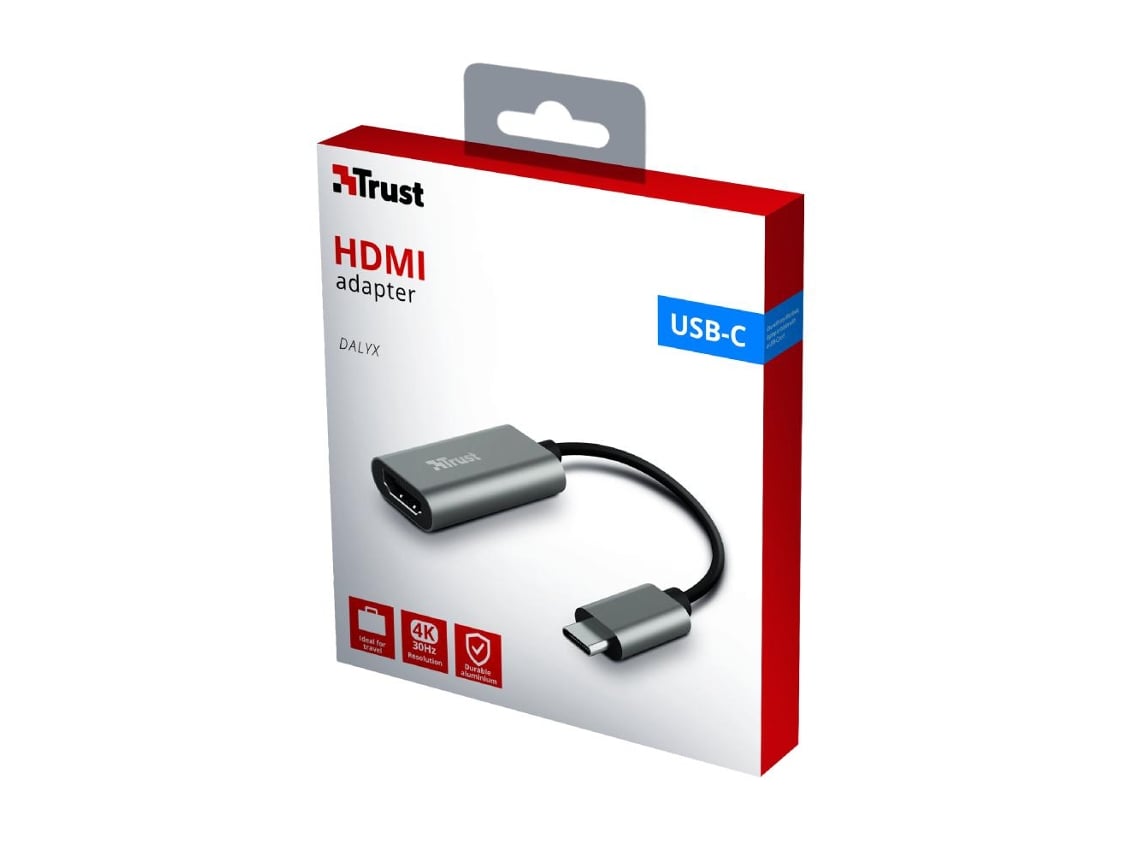 Adaptador Trust Dalyx USB-C para HDMI 4K - Imagem 4