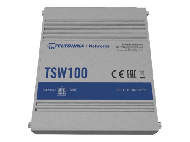 TELTONIKA NETWORKS TSW100 Unmanaged PoE+ Gigabit ethernet switch - Imagem 3