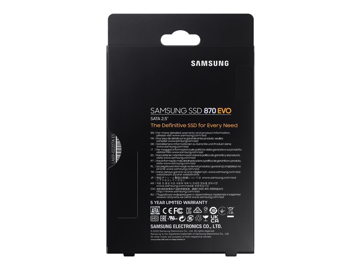 SSD Samsung 870 EVO 500 GB 2.5" Criptografia - Imagem 3