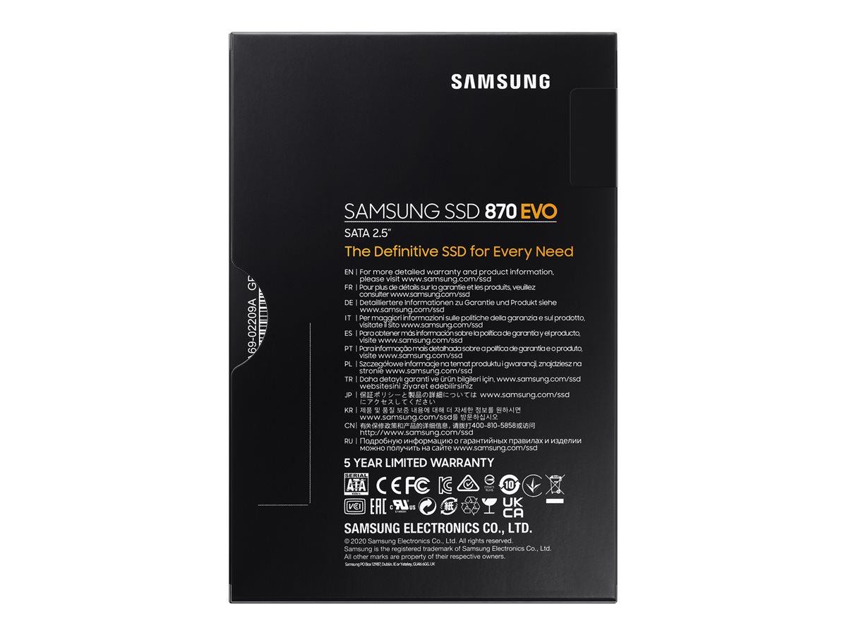 SSD Samsung 870 EVO 4 TB 2.5" Encriptado - Imagem 2