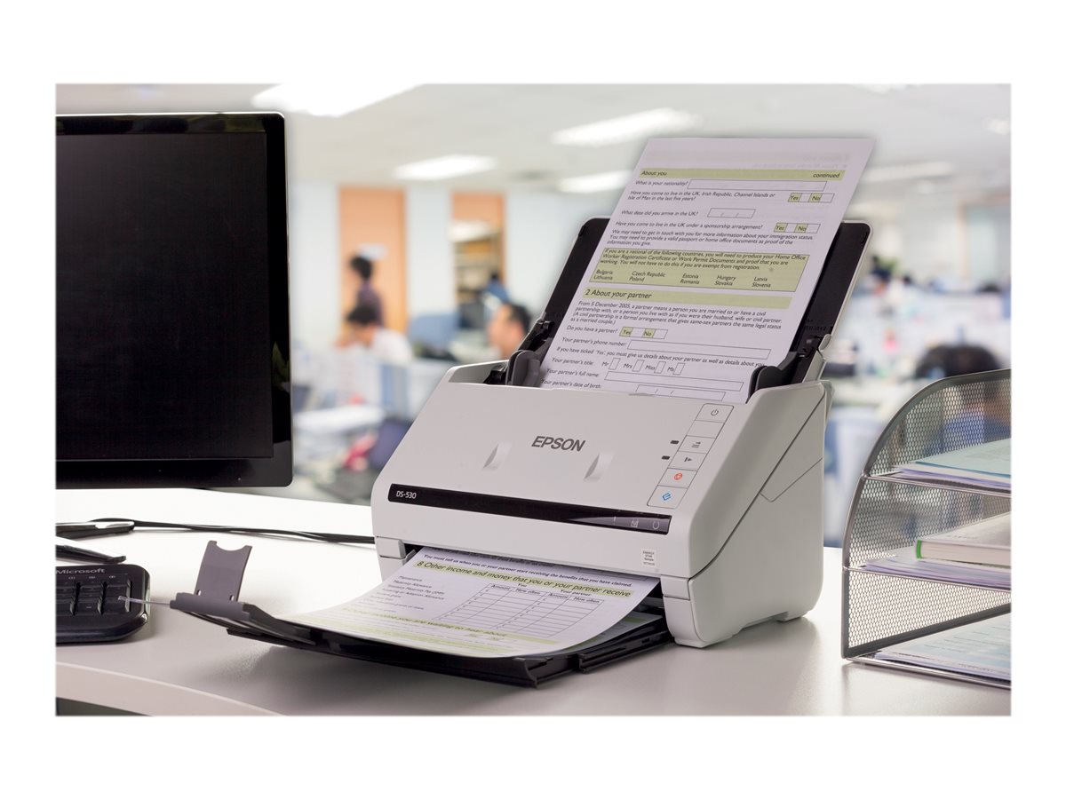 Scanner Documentos Epson WorkForce DS-770II Duplex 45ppm ADF 100 Folhas - Imagem 5