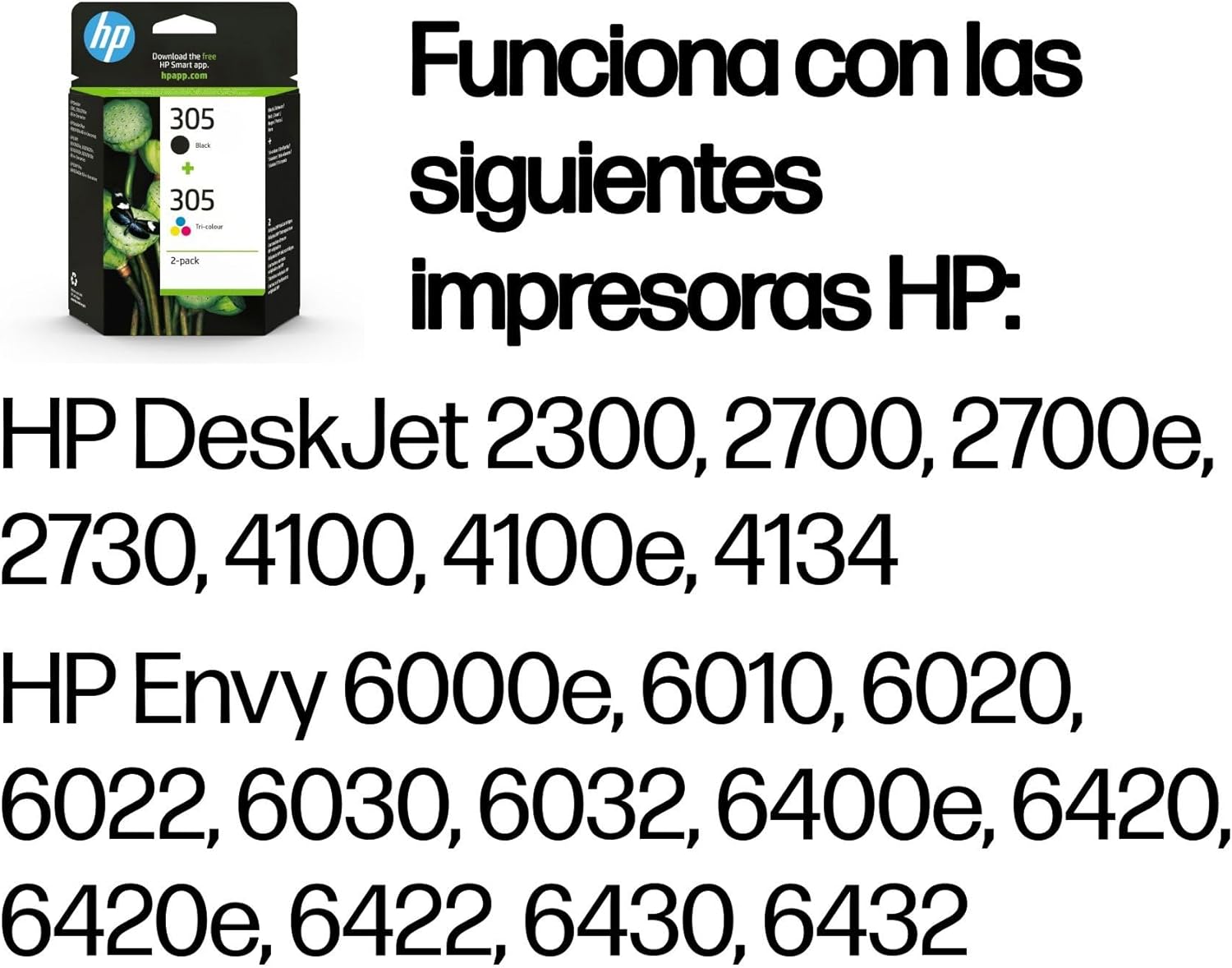 Tinteiro HP 305 Pack 2 Preto e Cor Original - Imagem 2