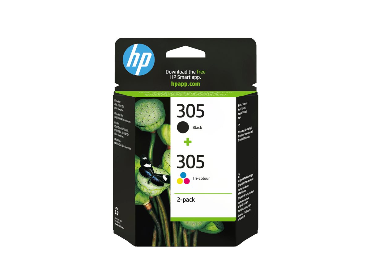 Tinteiro HP 305 Duopack Preto Cor Original - Imagem 2