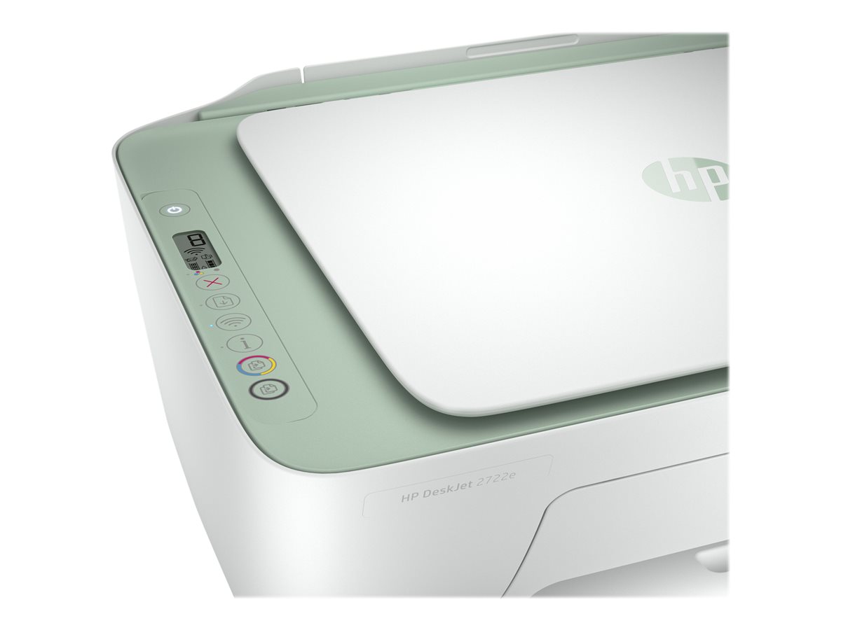 Impressora Multifunções HP Deskjet 2722e Jacto Tinta A4 Wi-Fi Cor - Imagem 2