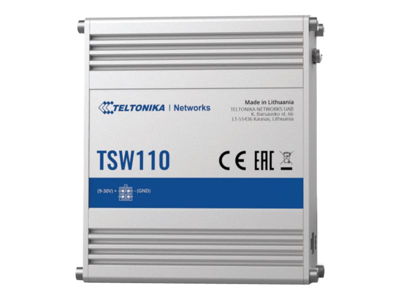 TELTONIKA NETWORKS TSW110 Unmanaged Layer 2 Gigabit ethernet switch - Imagem 1
