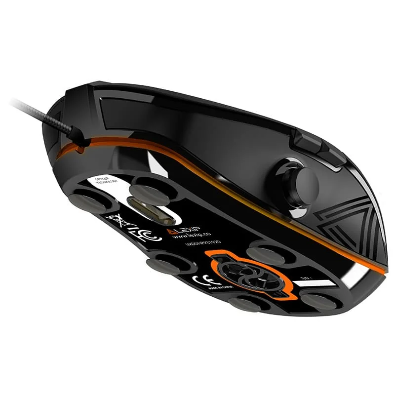 Rato Gaming LEXIP NP93 Neptunium Alpha com Joystick de Polegar e Iluminação RGB - Imagem 3