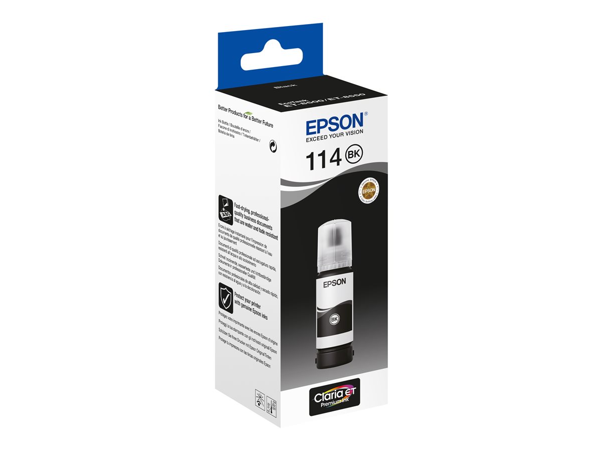 Garrafa de Tinta Epson 114 Original 70 ml Preto - Imagem 2