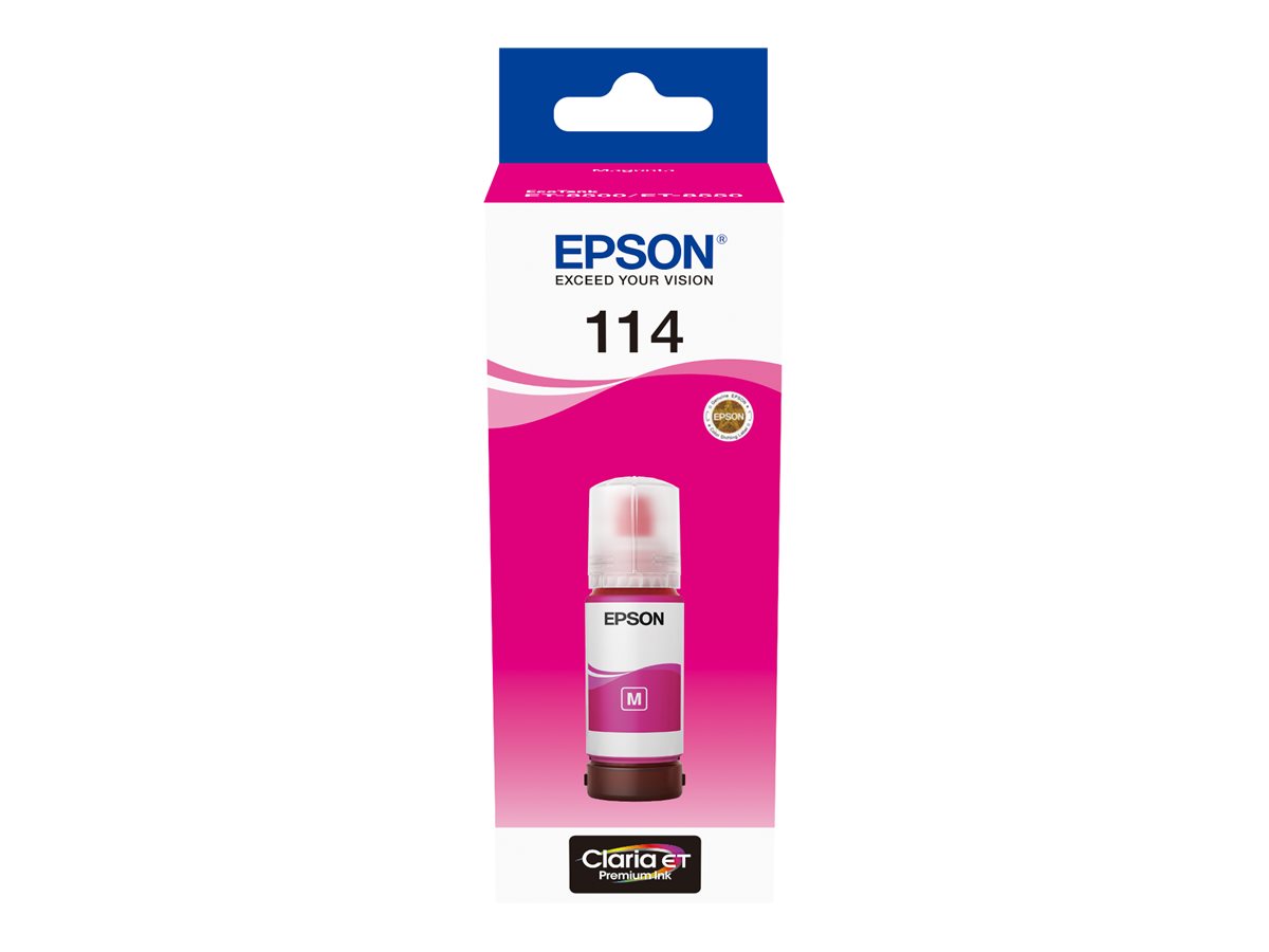 Garrafa de Tinta Epson 114 Magenta 70 ml Original