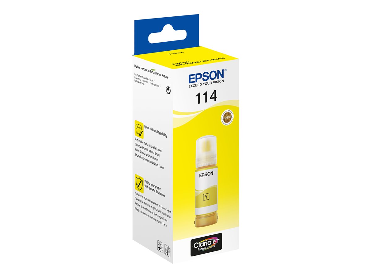 Tinta Epson 114 Original Amarelo 70 ml