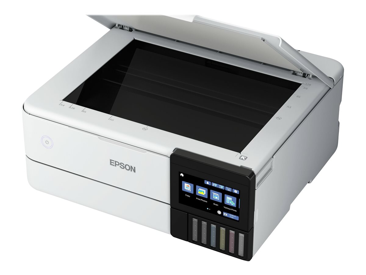 Impressora Multifunções Epson EcoTank ET-8500 Recarregável A4 Branco - Imagem 5
