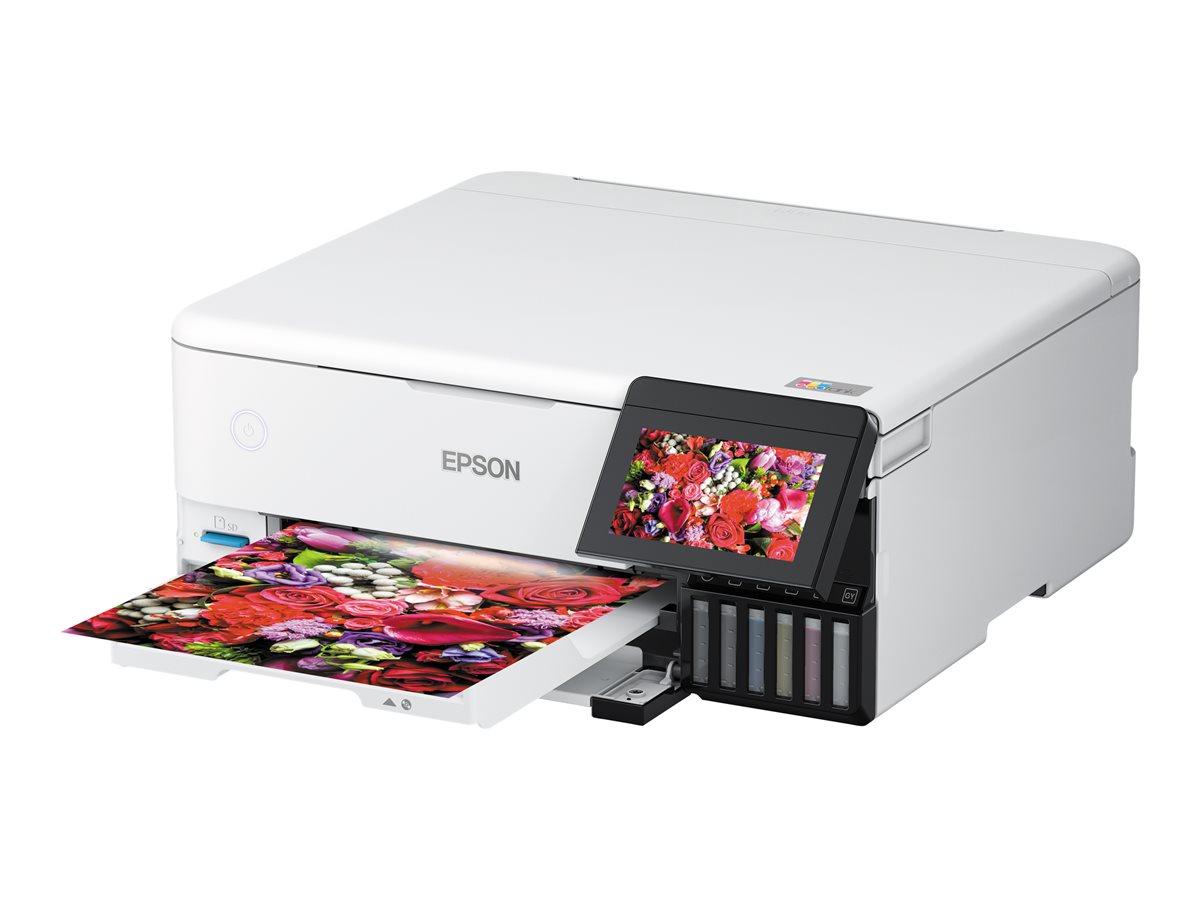 Impressora Multifunções Epson EcoTank ET-8500 Recarregável A4 Branco - Imagem 14