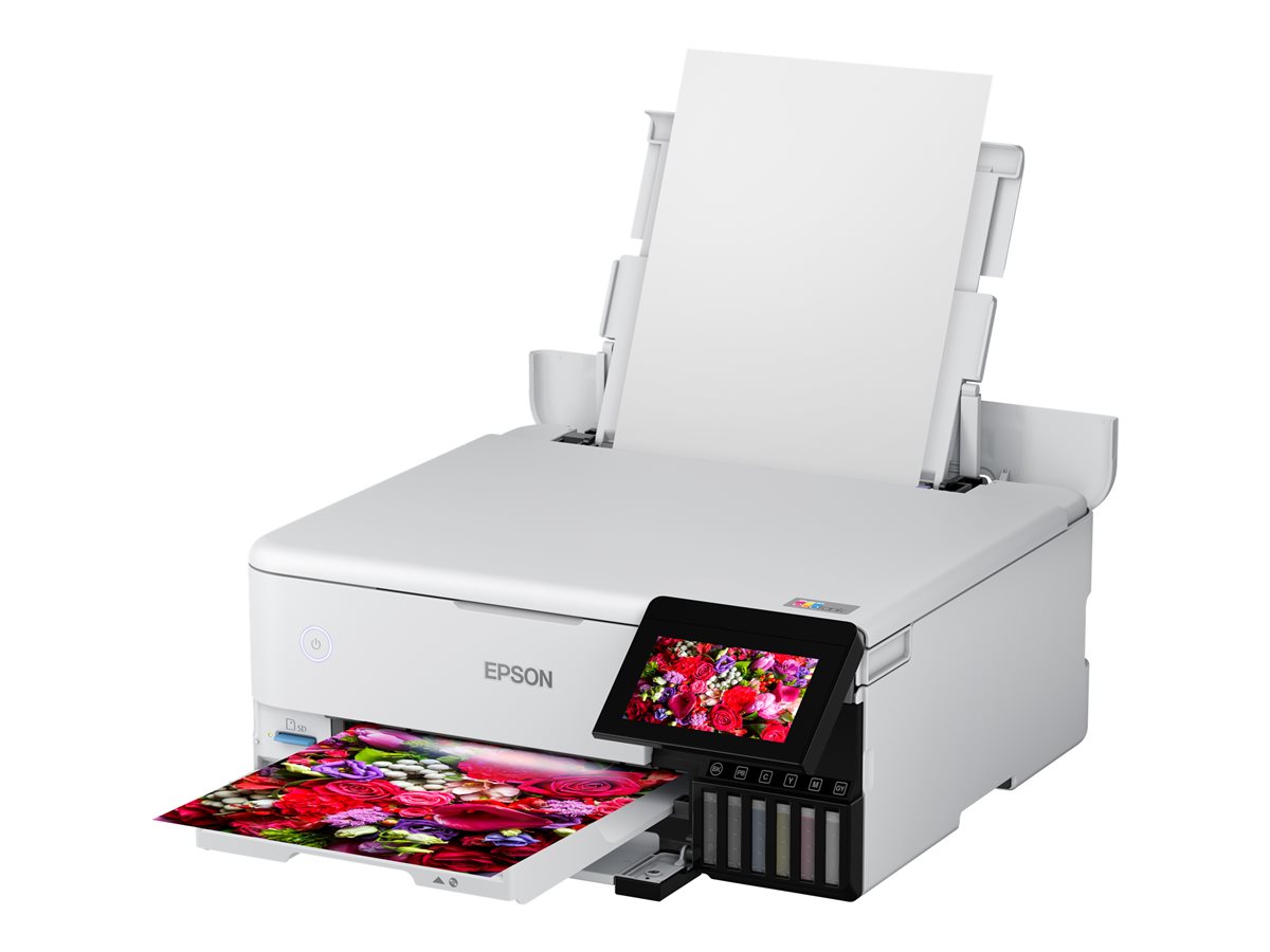 Impressora Multifunções Epson EcoTank ET-8500 Recarregável A4 Branco - Imagem 15