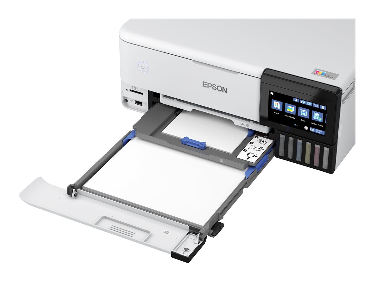 Impressora Multifunções Epson EcoTank ET-8500 Recarregável A4 Branco - Imagem 9