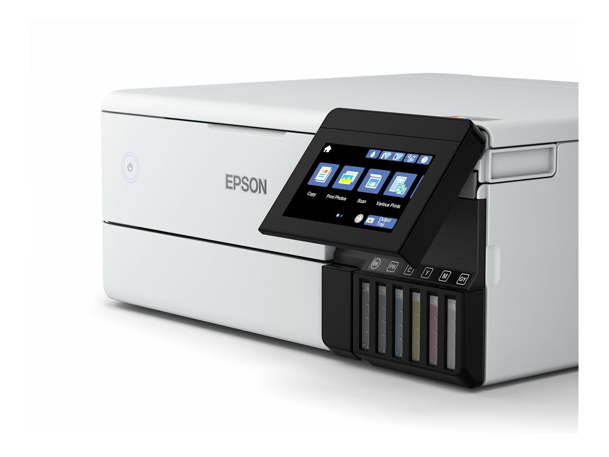 Impressora Multifunções Epson EcoTank ET-8500 Recarregável A4 Branco - Imagem 17