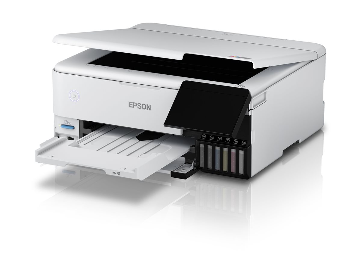 Impressora Multifunções Epson EcoTank ET-8500 Recarregável A4 Branco - Imagem 3
