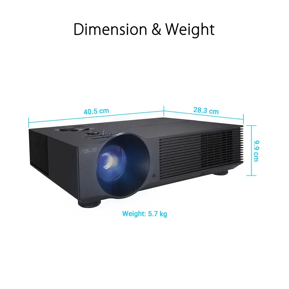Projetor ASUS H1 Full HD 3000 lumens 3D Preto - Imagem 8