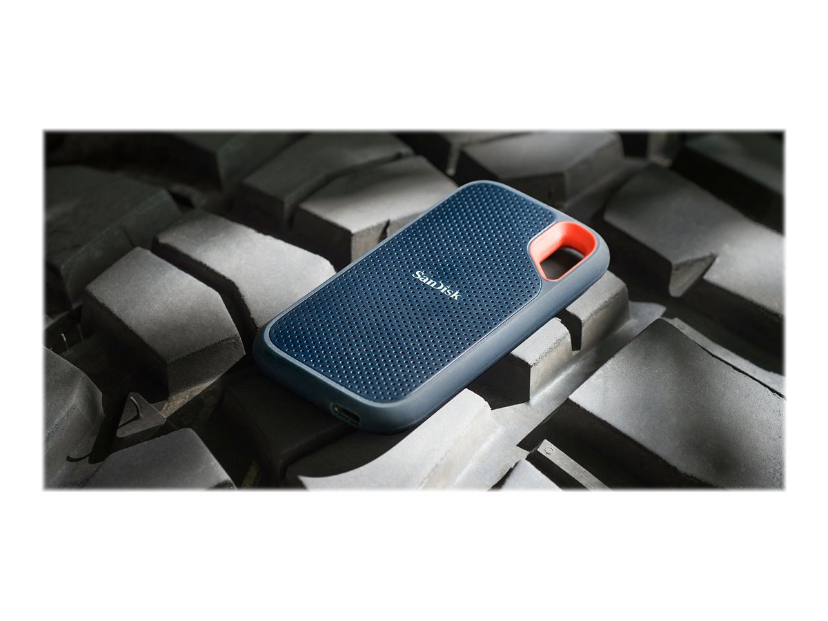 SSD SANDISK Extreme Portable V2 4TB Externo USB 3.2 Gen 2 1050/1000MB/s AES 256-bit IP55 Quedas 2m Preto - Imagem 6