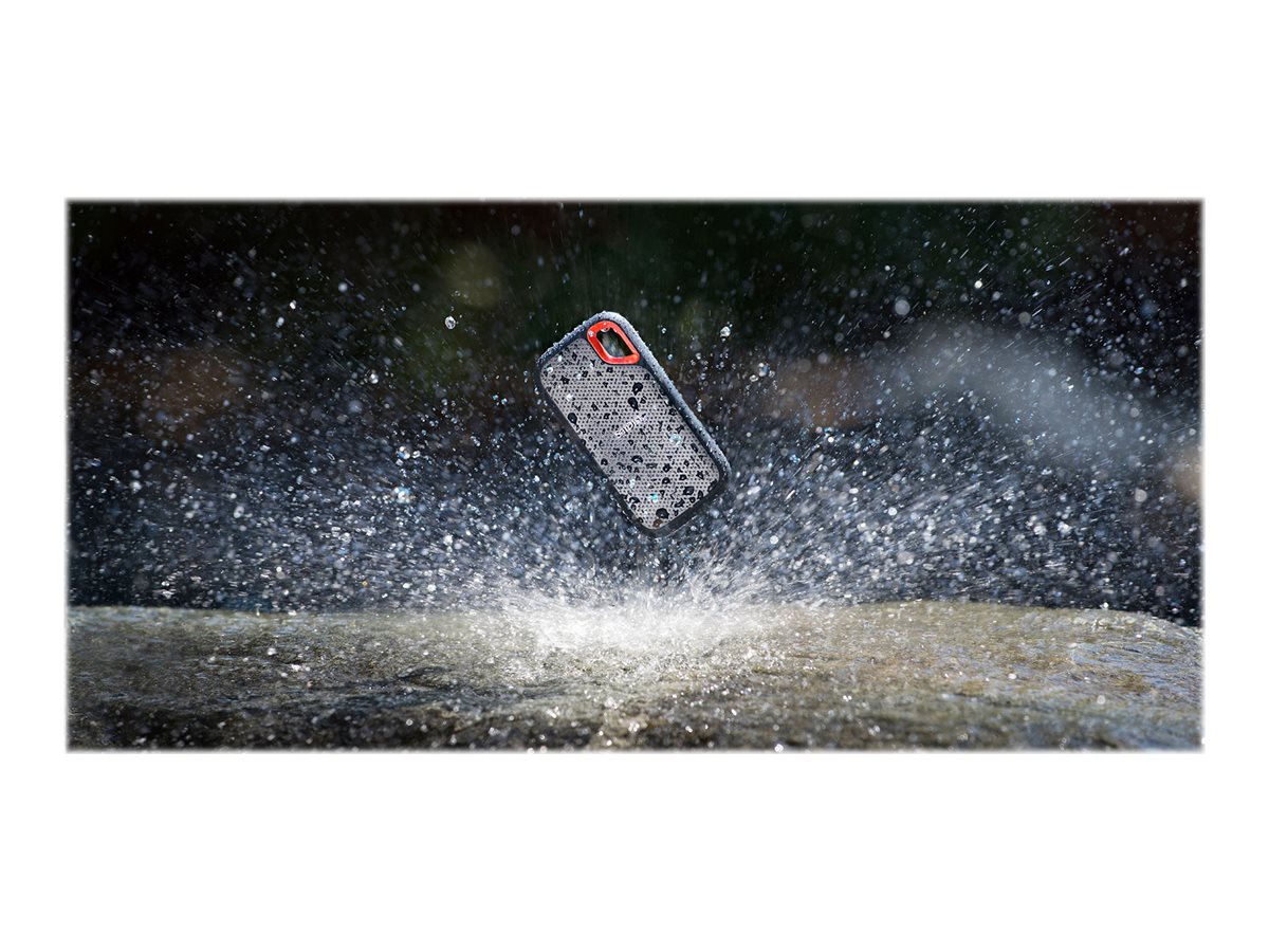 SSD SANDISK Extreme Portable V2 4TB Externo USB 3.2 Gen 2 1050/1000MB/s AES 256-bit IP55 Quedas 2m Preto - Imagem 5