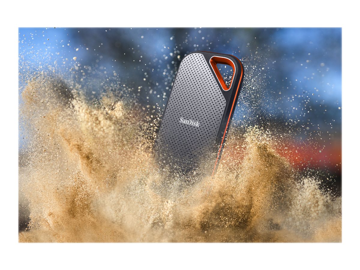 SanDisk Extreme PRO Portable - SSD - encriptado - 2 TB - externa (portátil) - USB 3.2 Gen 2x2 - 256-bits AES - para Intel Next Unit of Computing 13 Pro Kit - NUC13ANHi5 - Imagem 6