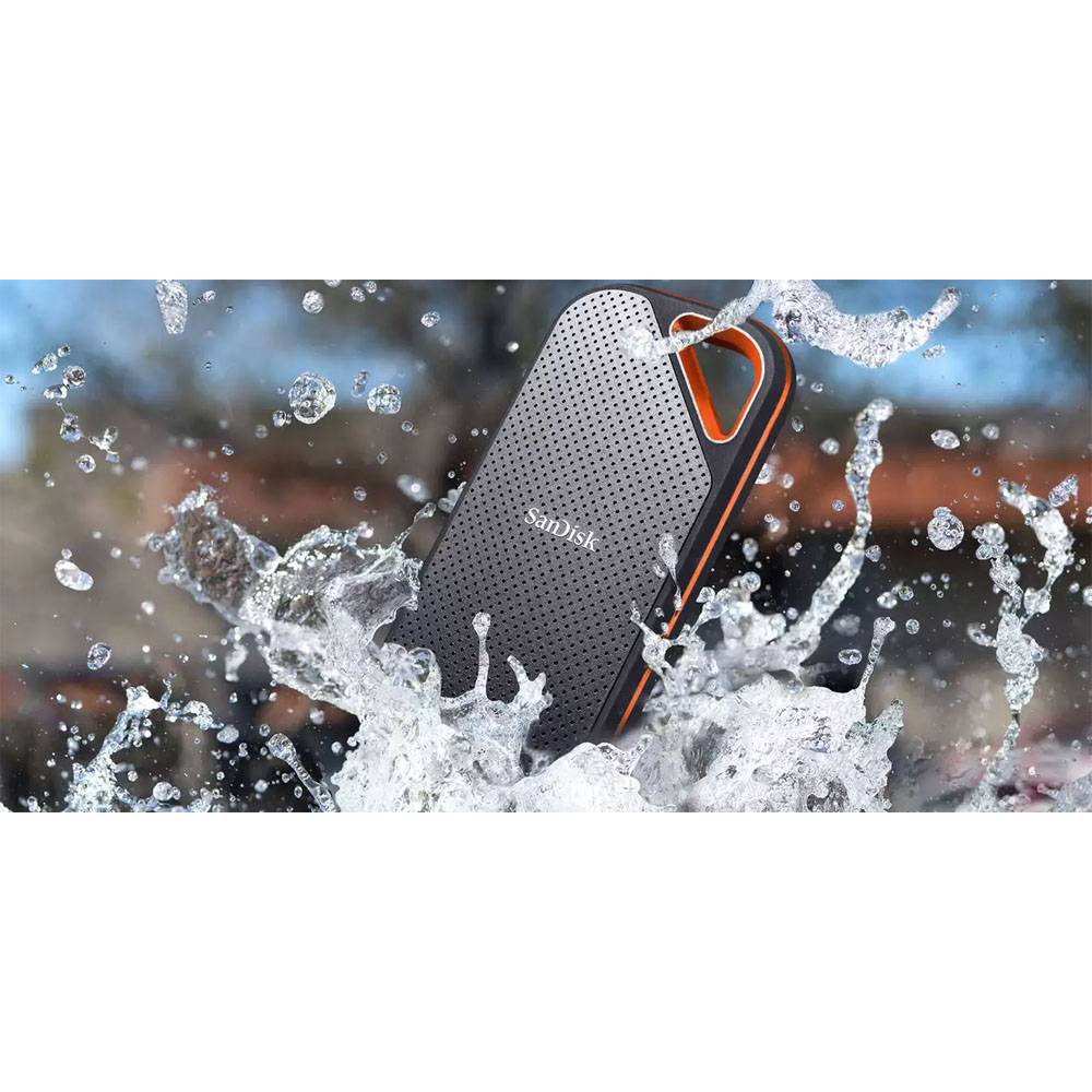 SANDISK Extreme PRO 4TB Portable SSD Read/Write Speeds up to 2000MB/s USB 3.2 Gen 2x2 Forged Aluminum Enclosure 2-meter drop protect - Imagem 6