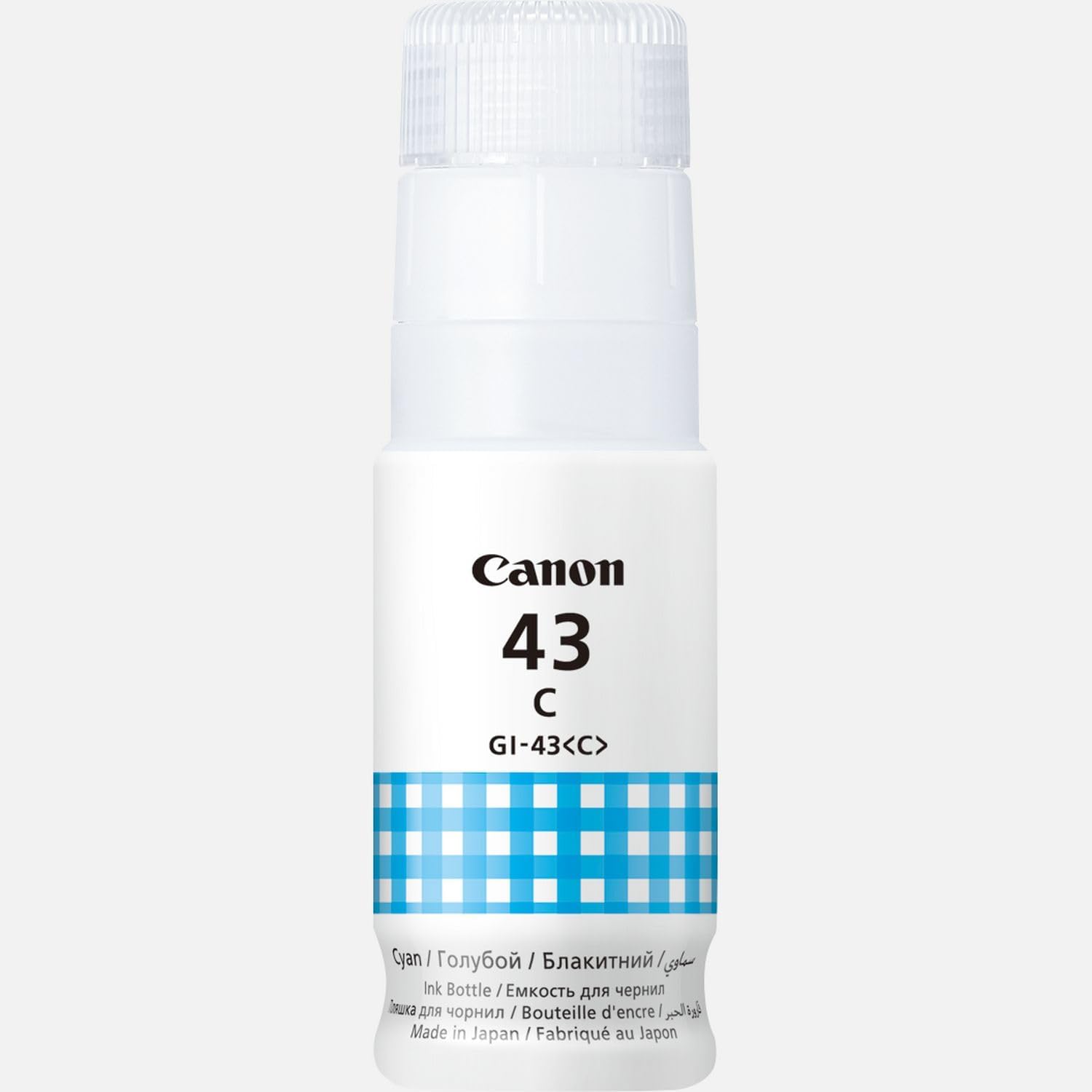 Recarga de Tinta Canon GI-43 C Azul Ciano Original para Canon PIXMA G540 e G640 - Imagem 1