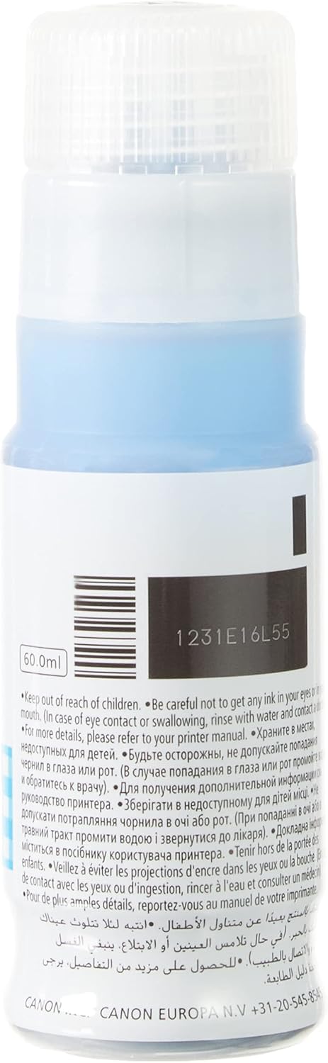 Recarga de Tinta Canon GI-43 C Azul Ciano Original para Canon PIXMA G540 e G640 - Imagem 2