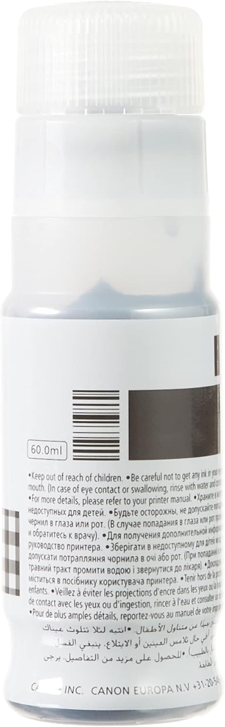 Garrafa de Tinta Canon GI-43 BK Preto Original para PIXMA G540 e G640 - Imagem 2