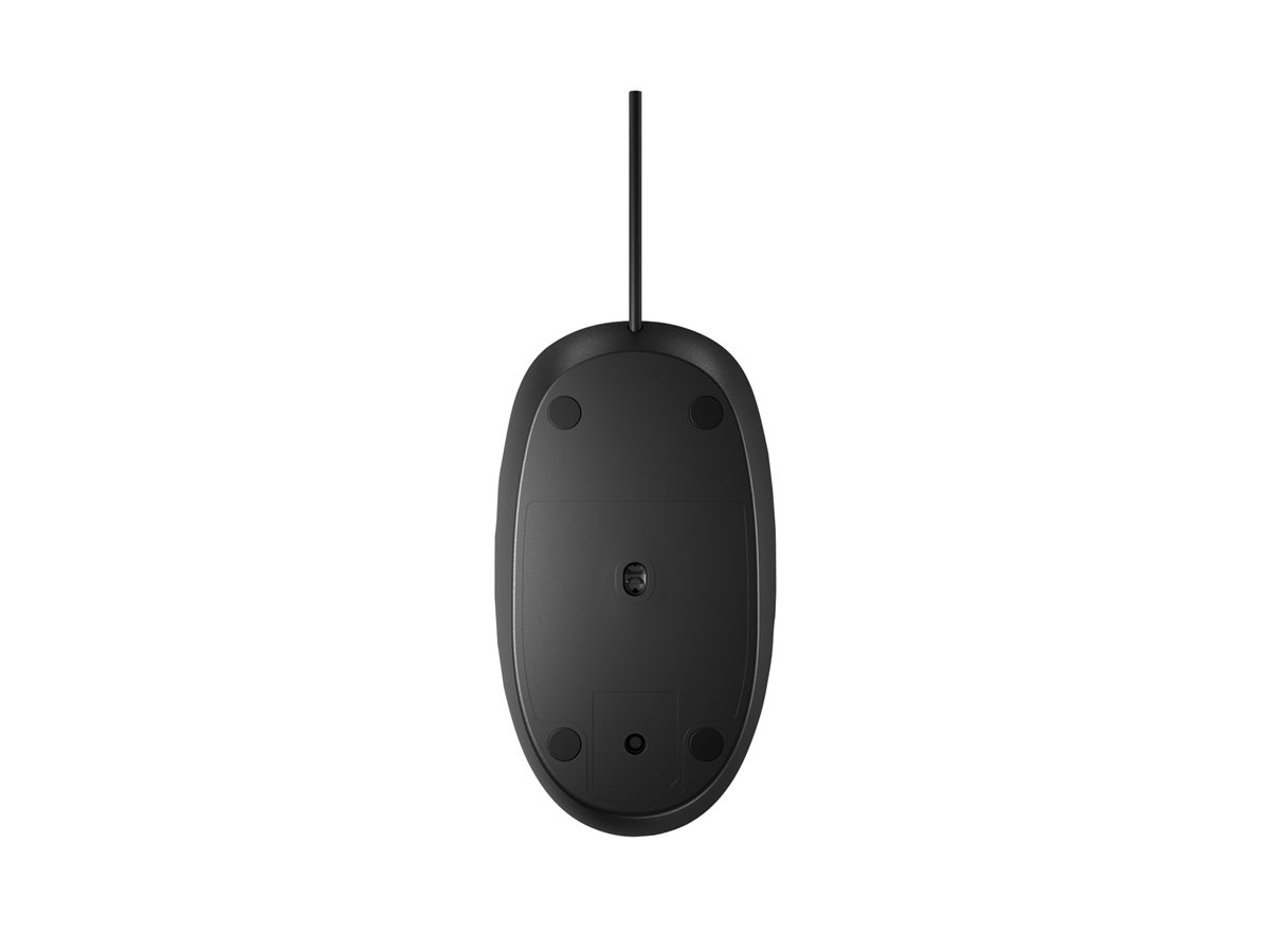 Rato HP 128 Laser Com Cabo Preto - Imagem 4