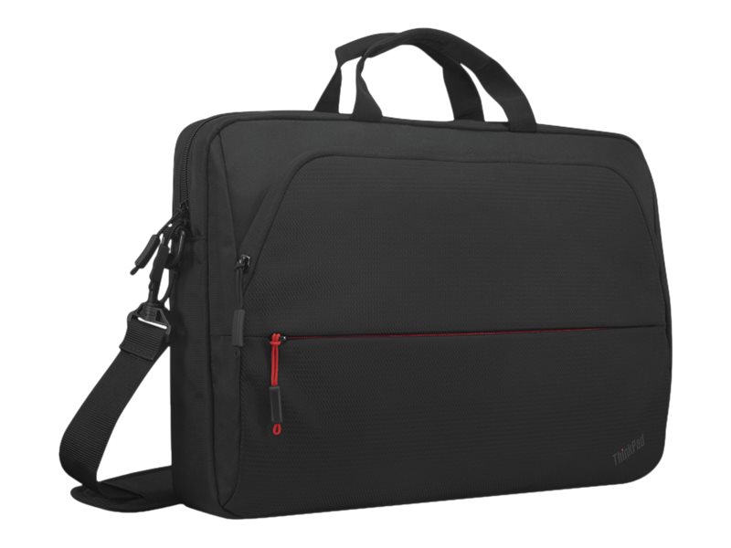 Estojo para Portátil LENOVO ThinkPad Essential Topload (Eco) 16" Preto com Tons Vermelhos Almofadado 2 Bolsos Alça Ombro Removível - Imagem 9
