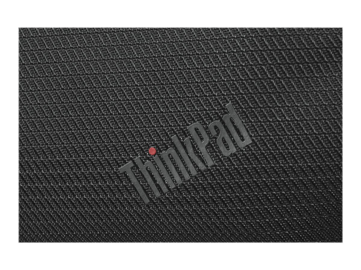 Estojo para Portátil LENOVO ThinkPad Essential Topload (Eco) 16" Preto com Tons Vermelhos Almofadado 2 Bolsos Alça Ombro Removível - Imagem 2