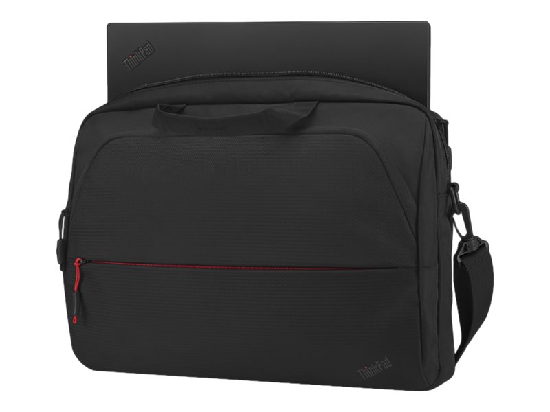 Estojo para Portátil LENOVO ThinkPad Essential Topload (Eco) 16" Preto com Tons Vermelhos Almofadado 2 Bolsos Alça Ombro Removível - Imagem 4