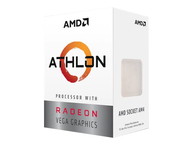 Processador AMD Athlon 3000G 3.5GHz Socket AM4 2 Cores 4 Threads 5MB Cache 35W Multipack - Imagem 1