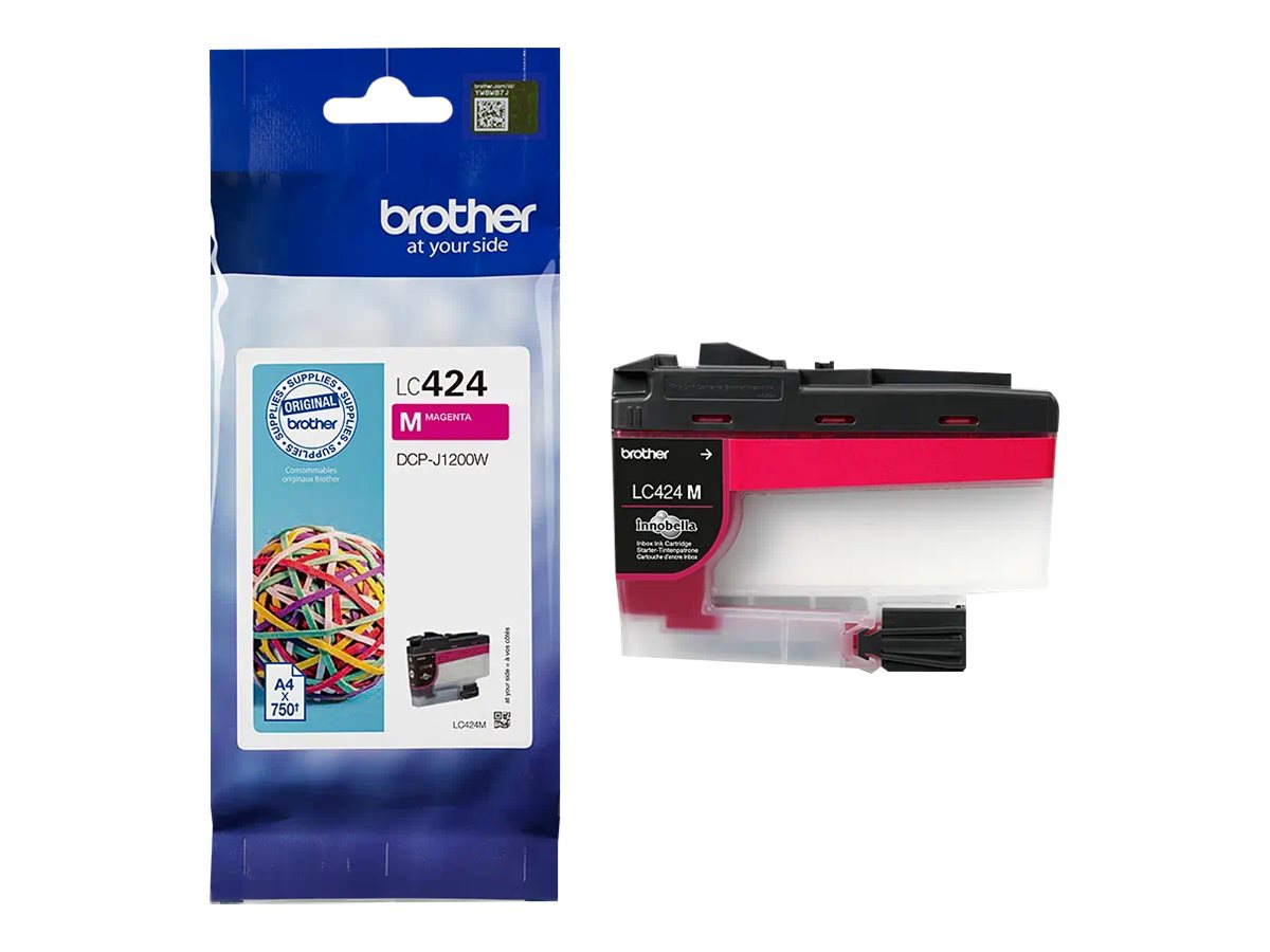 Tinteiro Brother LC424M Magenta Original - Imagem 2