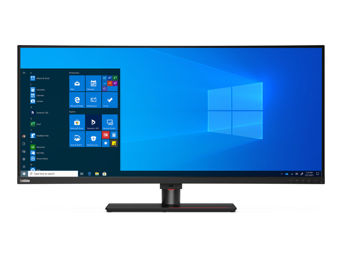 Monitor Lenovo ThinkVision P40w-20 40" Curvo IPS Preto Lustroso