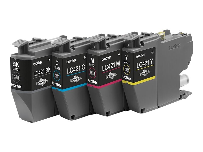 Tinteiros Brother LC421 Pack 4 Cores Originais - Imagem 2