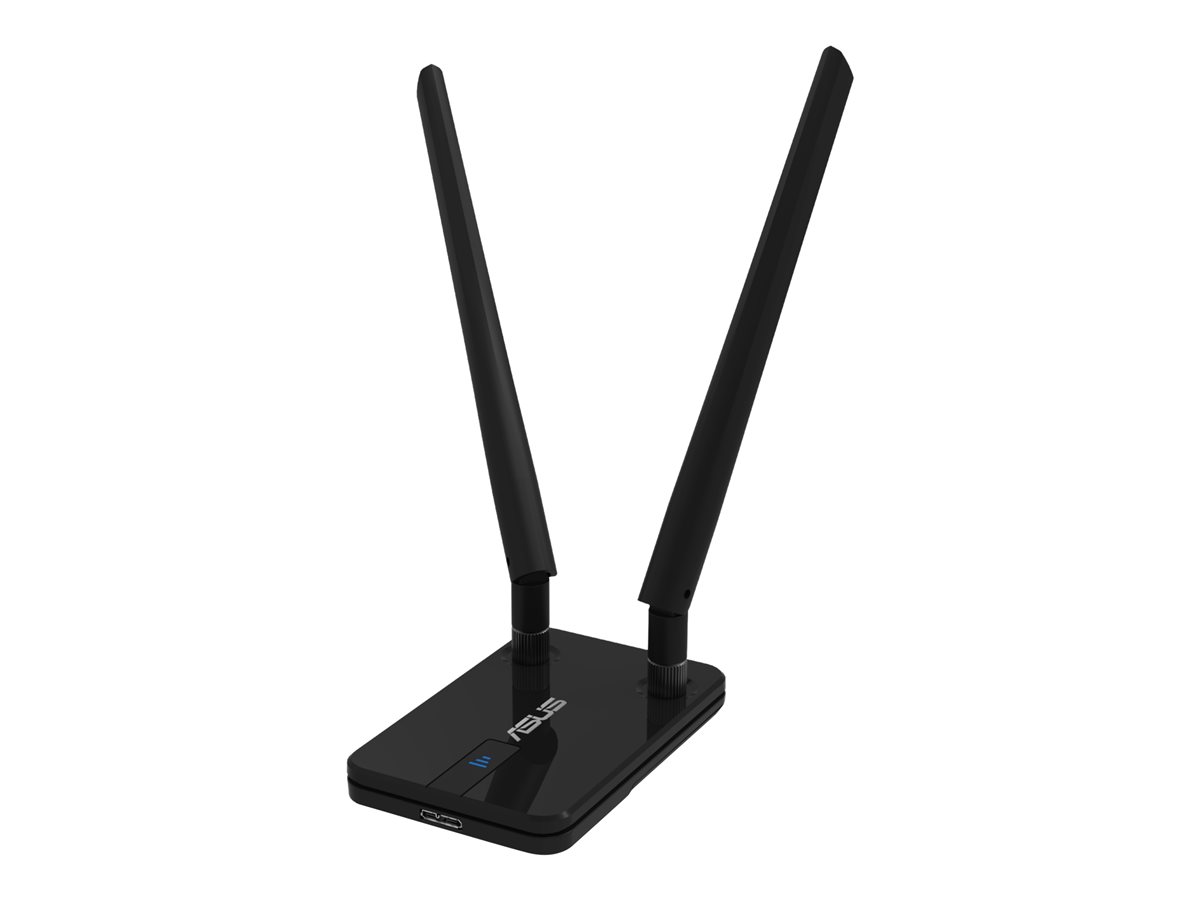Adaptador de Rede ASUS USB-AC58 USB 3.0 Wi-Fi 5 AC1300 Dual-Band WPS 2 Antenas Destacáveis com Cabo Extensor USB - Imagem 2