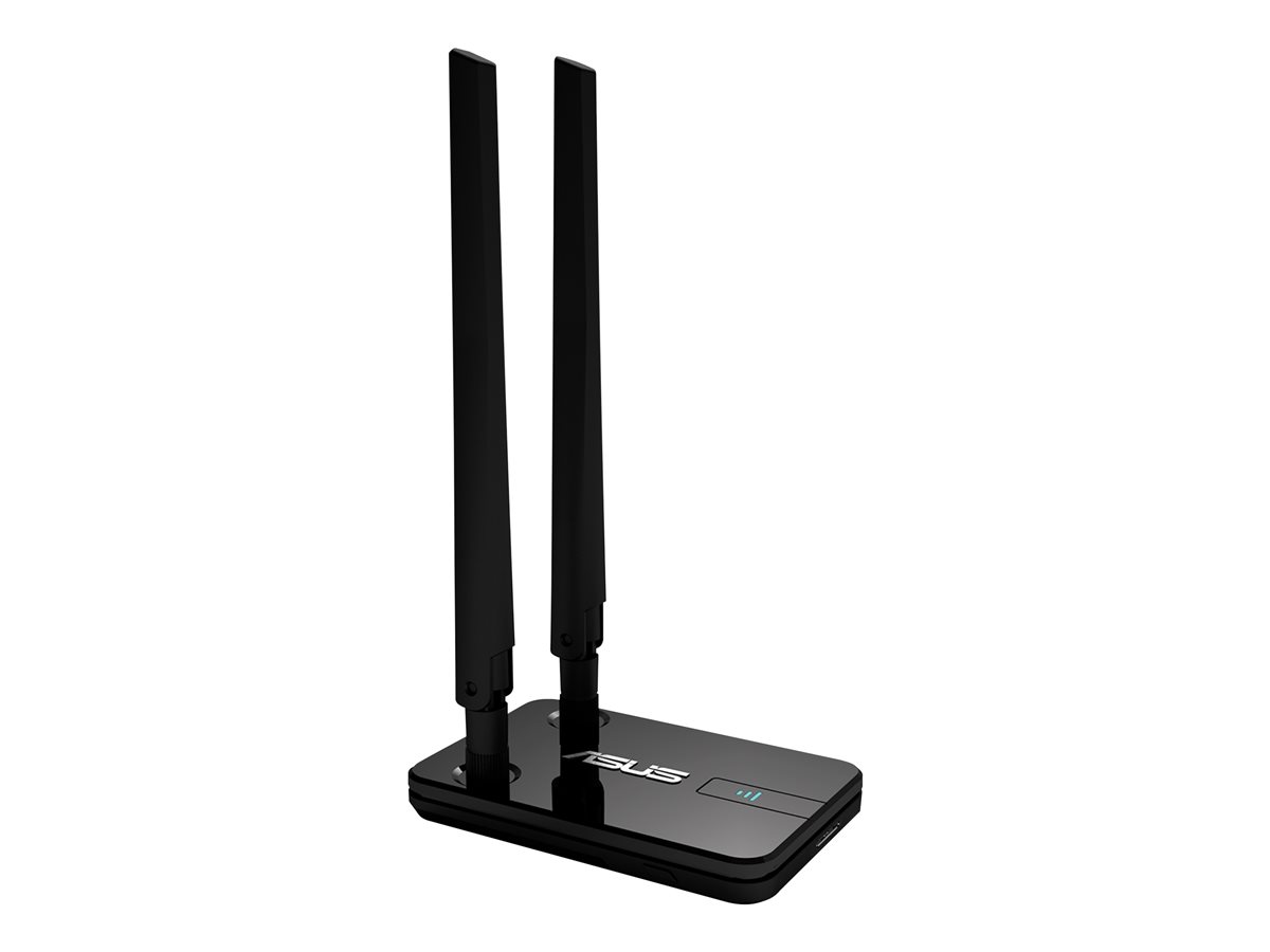 Adaptador de Rede ASUS USB-AC58 USB 3.0 Wi-Fi 5 AC1300 Dual-Band WPS 2 Antenas Destacáveis com Cabo Extensor USB - Imagem 1