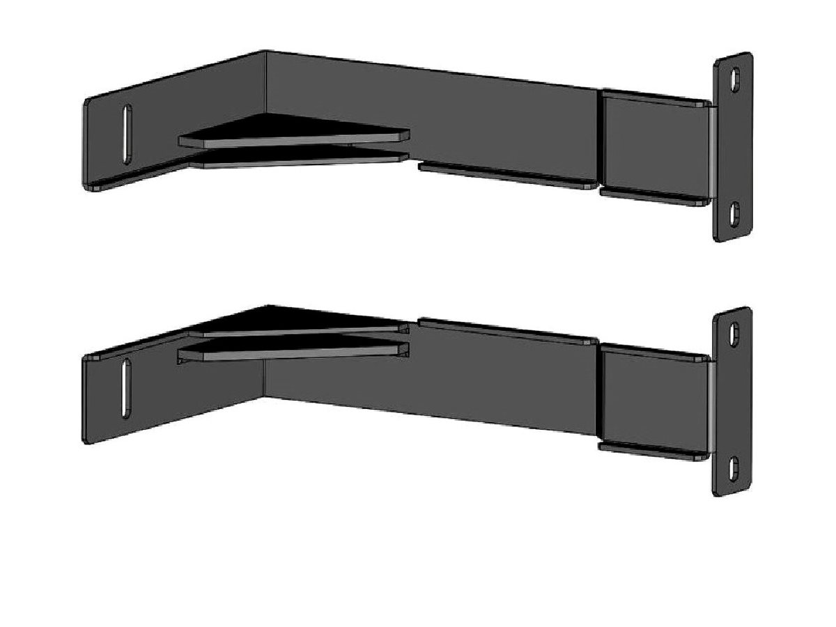 Kit de Suporte APC Easy Rack Base Poste Preto - Imagem 1
