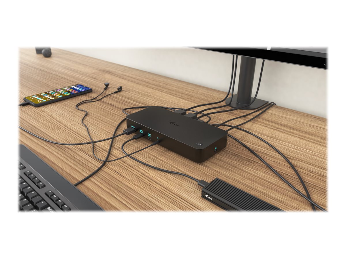 Estação de Engate i-Tec USB-C TB3 3xHDMI 2xDP 1GbE - Imagem 12