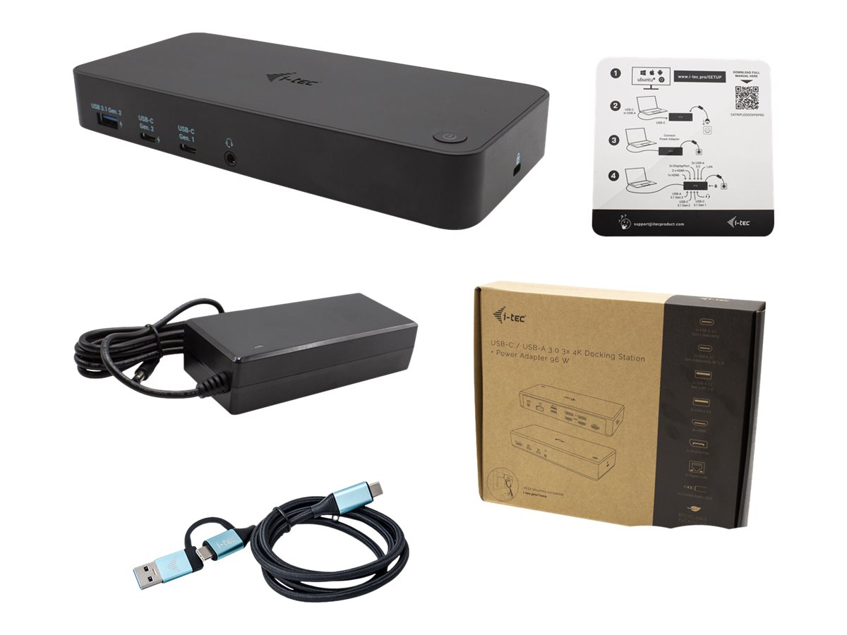 Estação de Engate i-Tec USB-C TB3 3xHDMI 2xDP 1GbE - Imagem 13