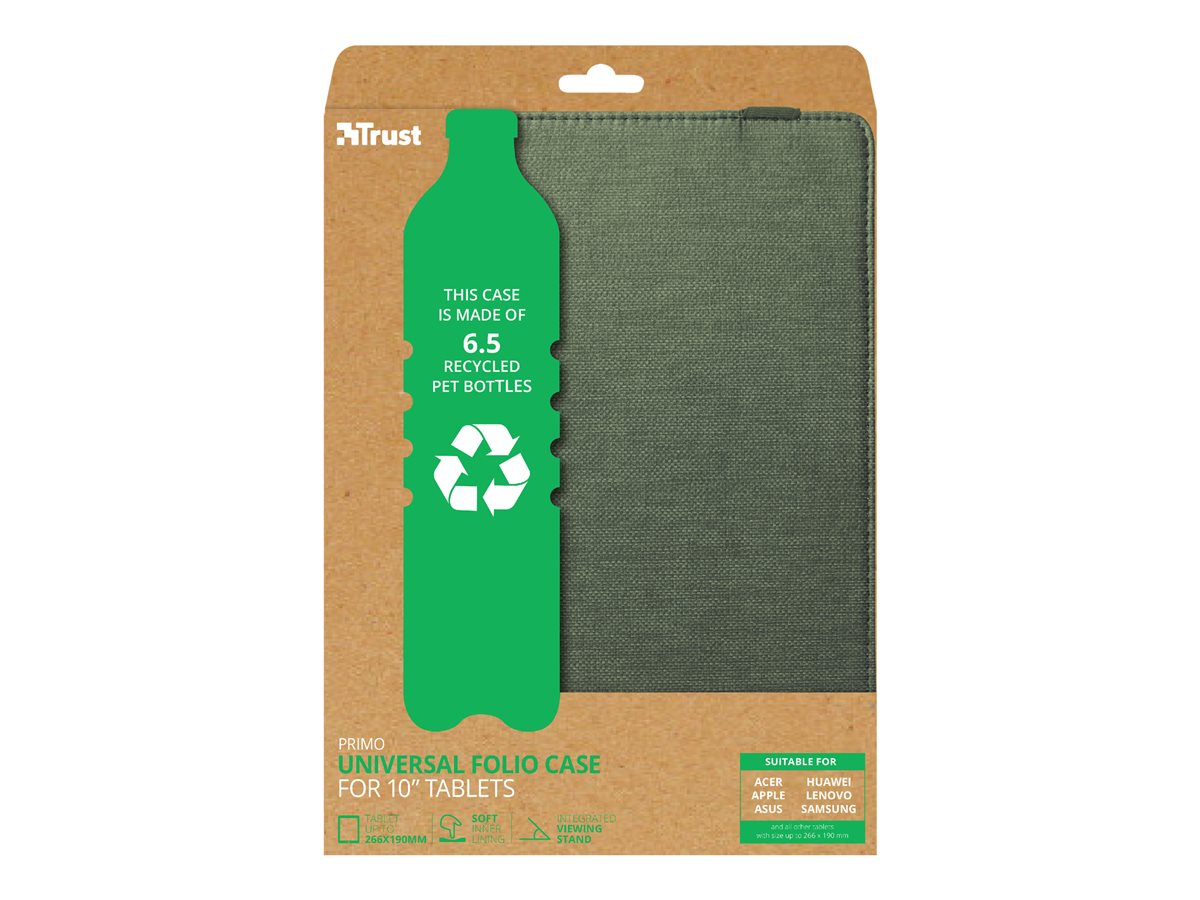 Capa Tablet Flip Trust Primo 10" Verde Reciclado - Imagem 4
