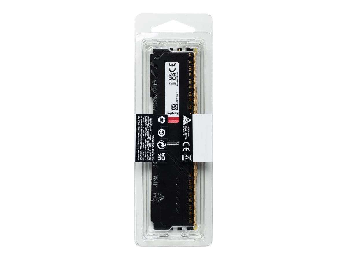Memória RAM Kingston FURY Beast 16GB 3200MHz DDR4 Preto - Imagem 2